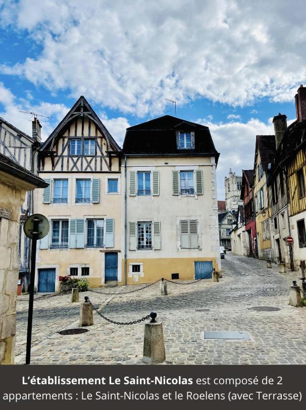 Appartement Le Saint-Nicolas Auxerre Les Quais Exteriér fotografie
